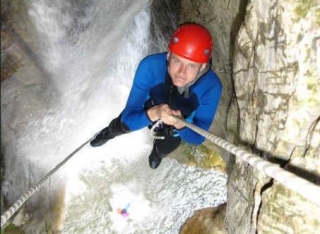  Rappel barranquismo en Chamonix 
